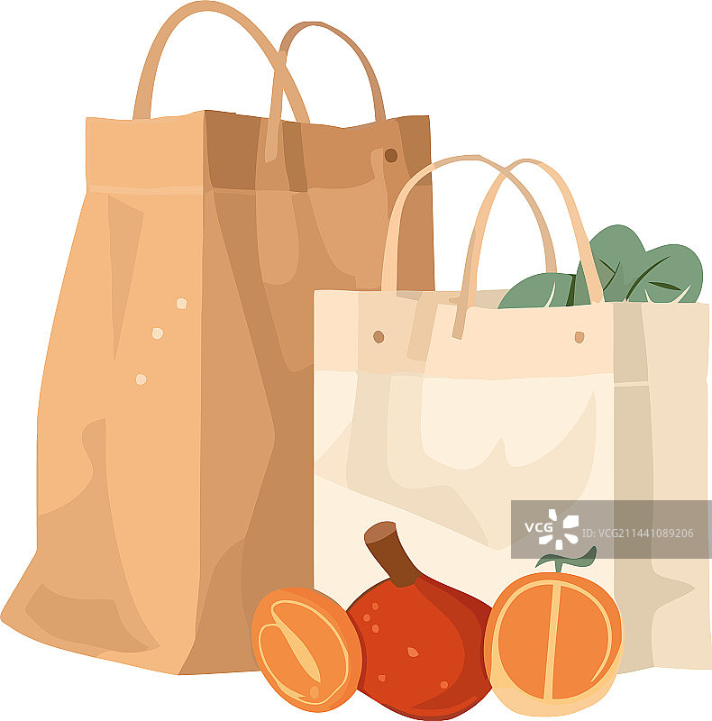 携带蔬菜袋图片素材