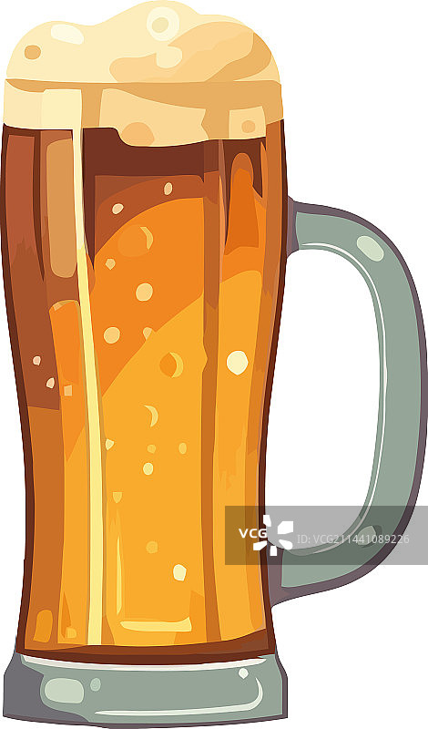 泡沫啤酒杯图片素材