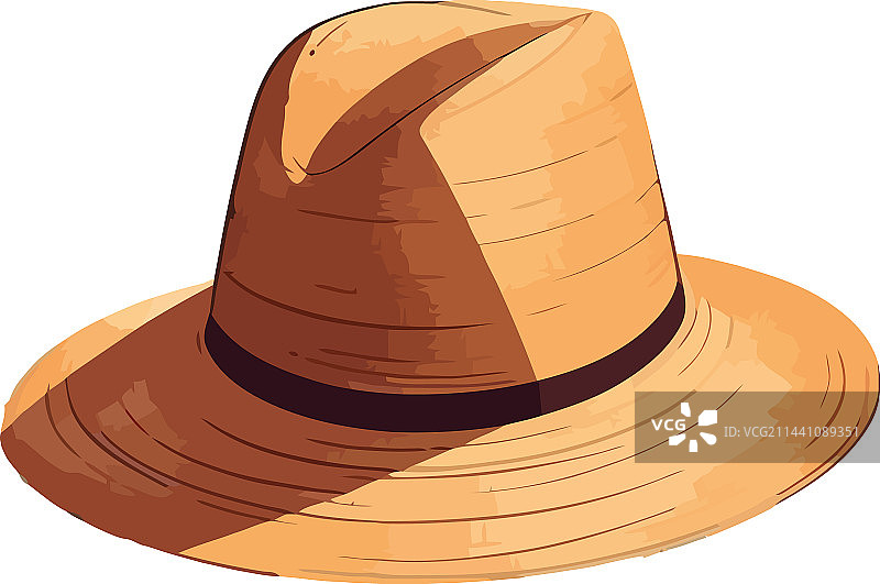 草帽设计图片素材