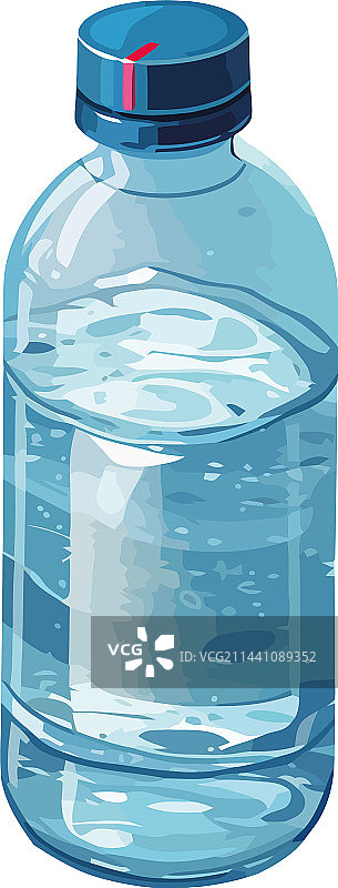 塑料瓶装纯净水图片素材