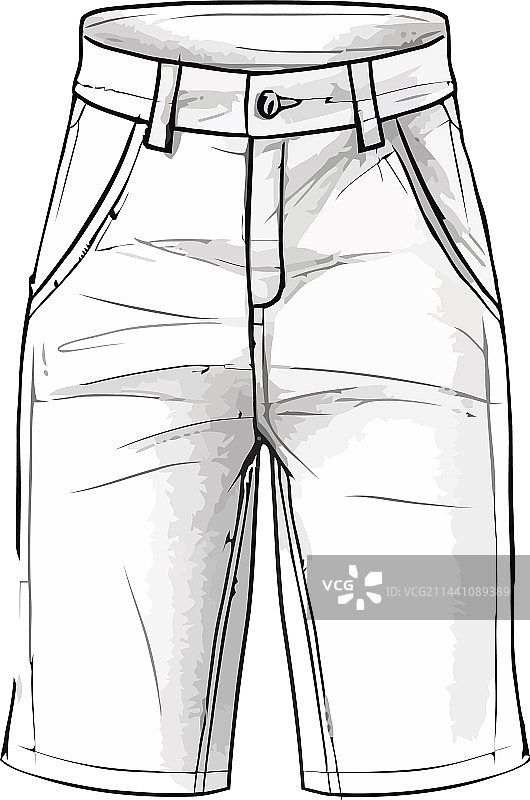 现代时尚牛仔口袋裤图片素材