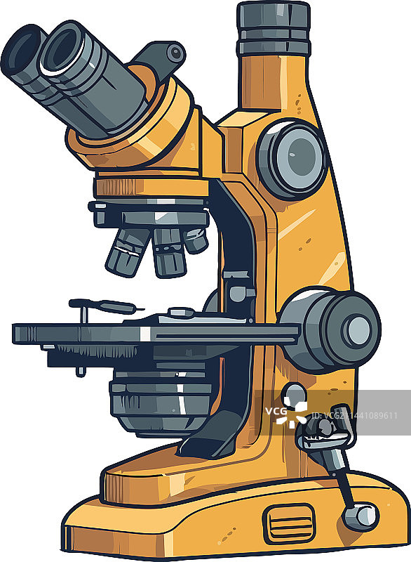 黄色显微镜设计图片素材
