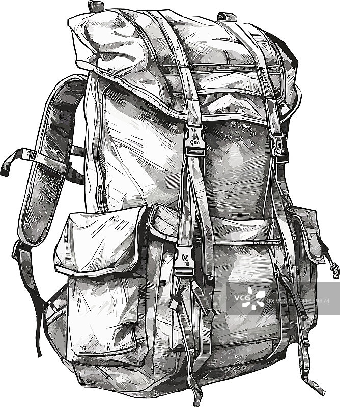 冒险在召唤的背包与徒步装备图片素材