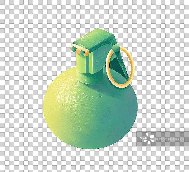 绿色的手榴弹图片素材