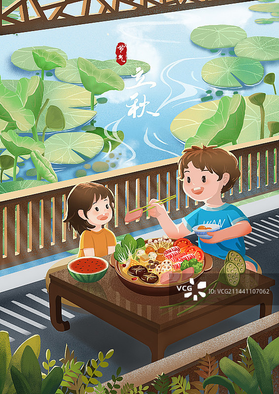 二十四节气-立秋图片素材