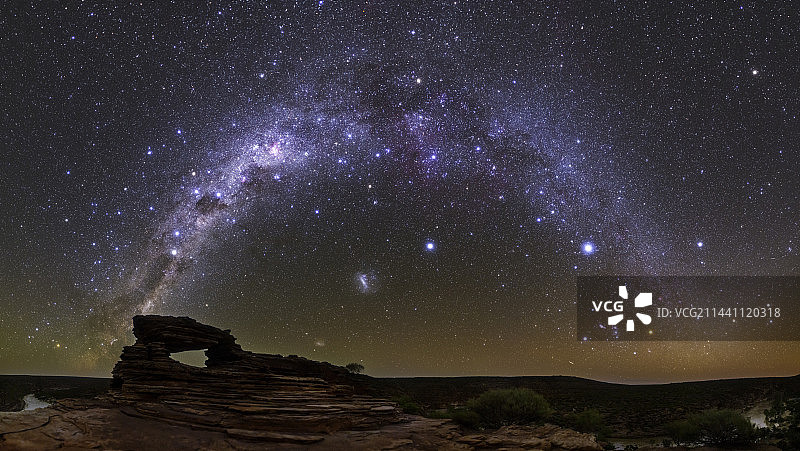 银河拱桥图片素材