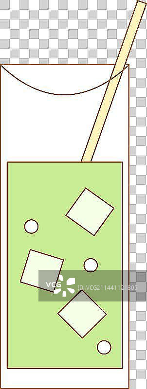 矢量卡通夏季清凉果汁饮料冰淇淋图片素材