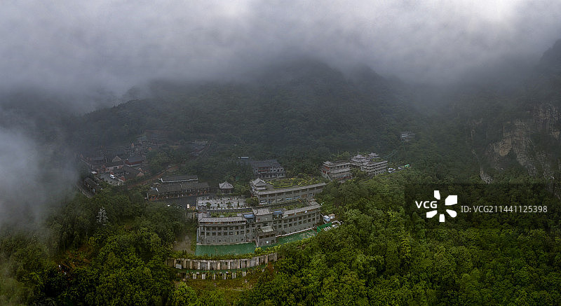 航拍武当山20230529图片素材