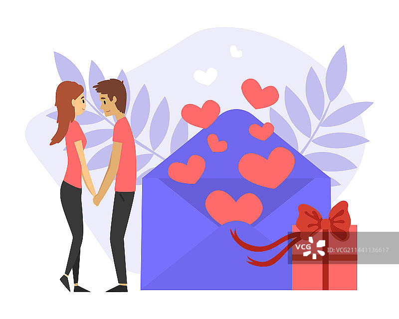 手牵手的男人和女人图片素材