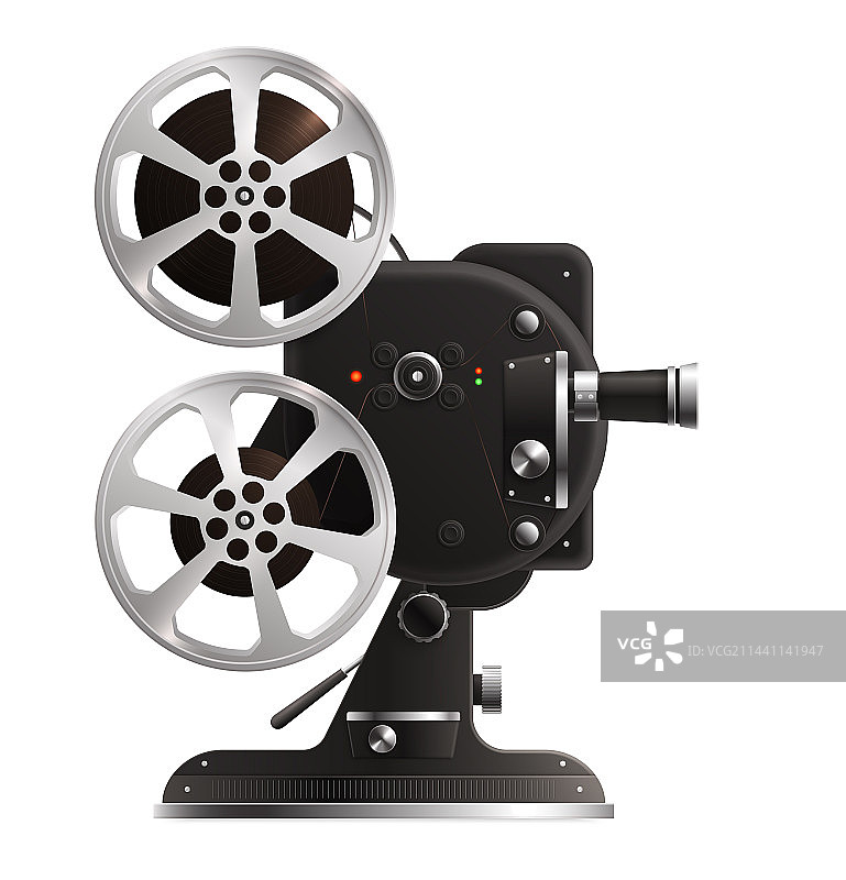 复古投影仪组合图片素材