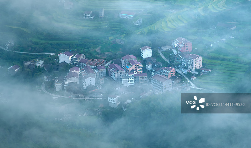 丽水青田-金鸡山下图片素材