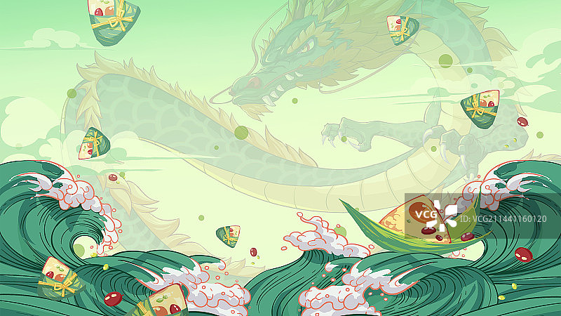 中国传统端午节海报插画设计图片素材