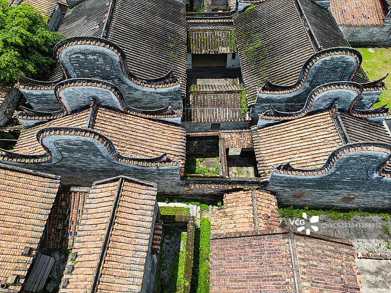 云浮水东古村落图片素材