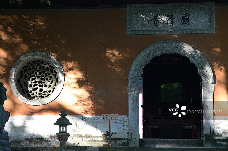 台州国清寺图片素材