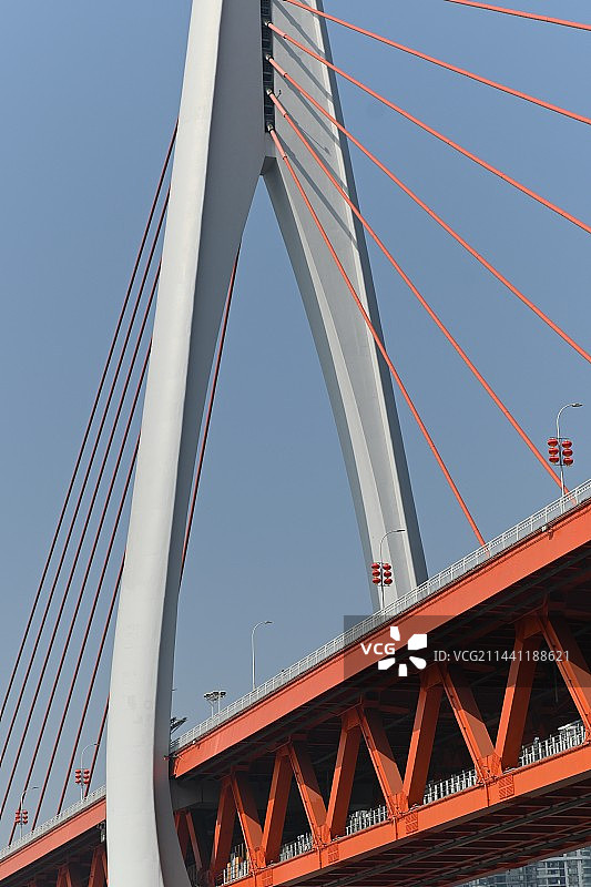 重庆市东水门长江大桥图片素材