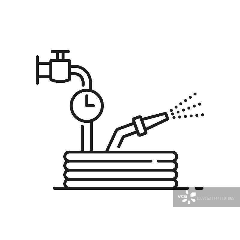 农田灌溉水管系统图标图片素材