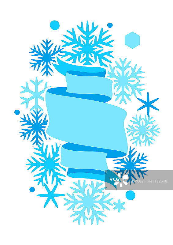 雪花圣诞节冬季背景图片素材