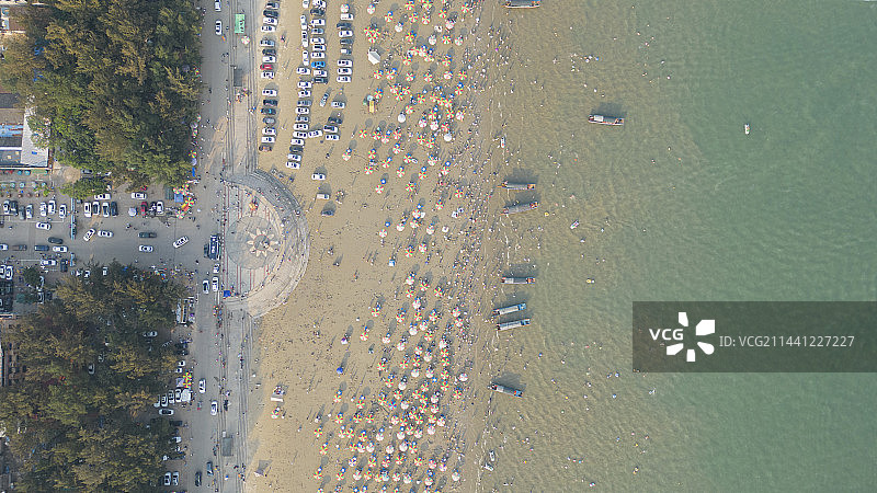 金滩海岸线图片素材