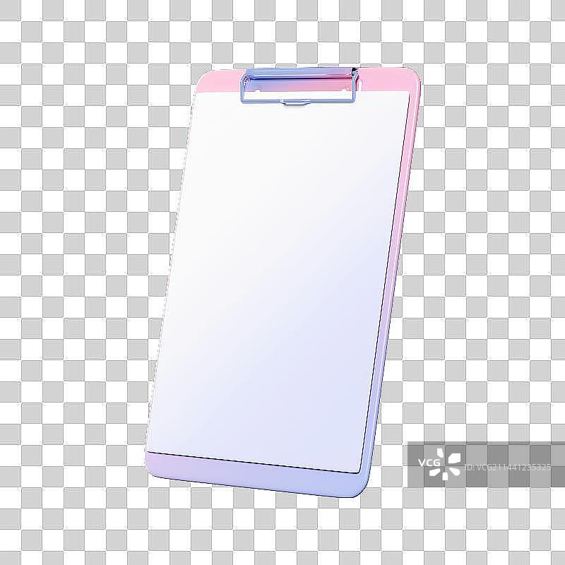 3D空白文件夹和白纸免抠元素图片素材