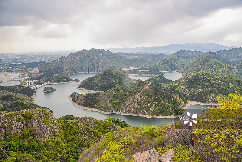 秦皇岛燕塞湖风光图片素材