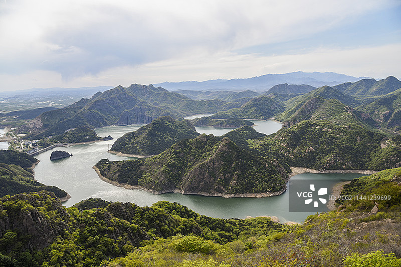 秦皇岛燕塞湖风光图片素材