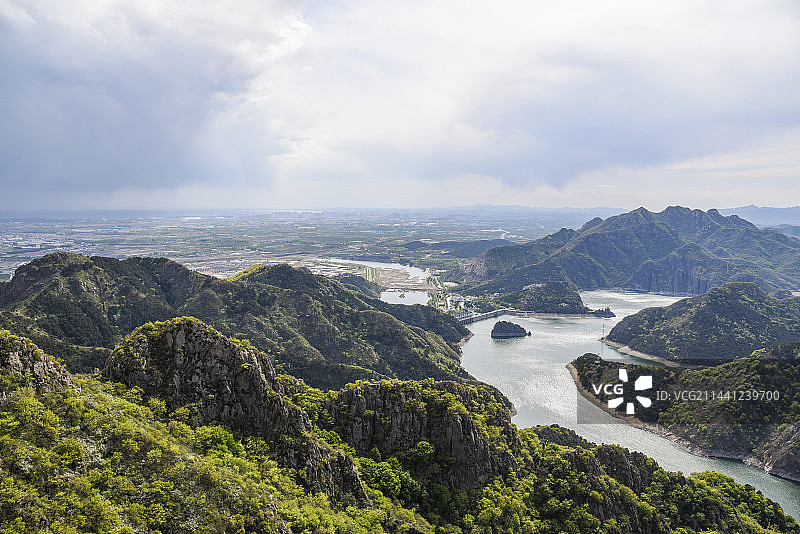 秦皇岛燕塞湖风光图片素材
