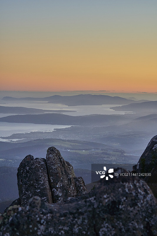 霍巴特威灵顿山图片素材