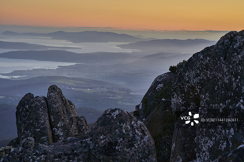 霍巴特威灵顿山图片素材