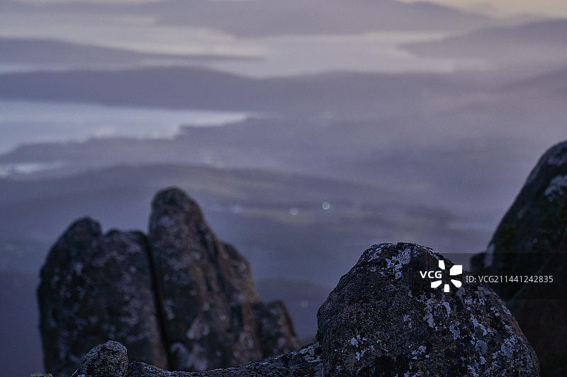 霍巴特威灵顿山图片素材