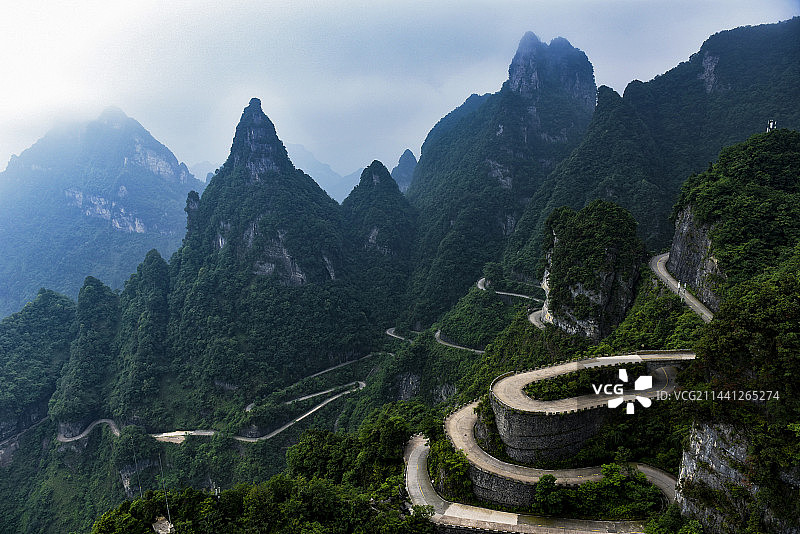 张家界天门山图片素材