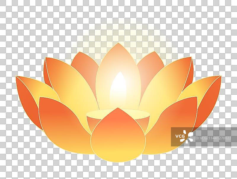 中元节河灯莲花灯图片素材