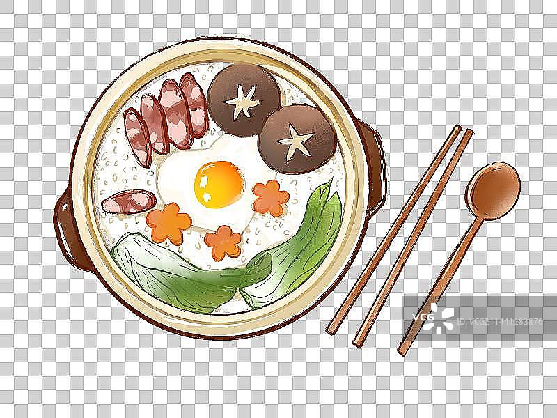 美食 煲仔饭图片素材