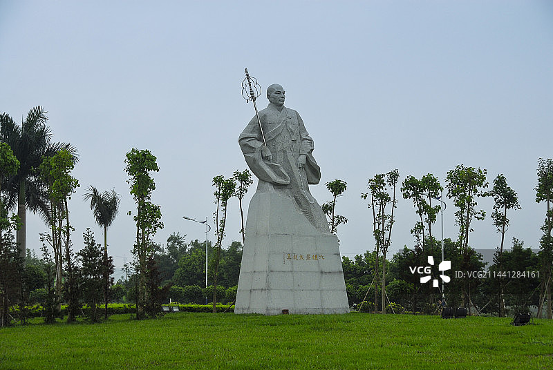 禅宗六祖慧能雕像图片素材