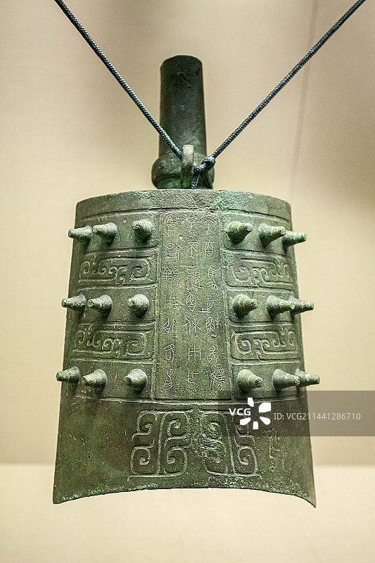 上海博物馆西周青铜器金厚稣钟图片素材