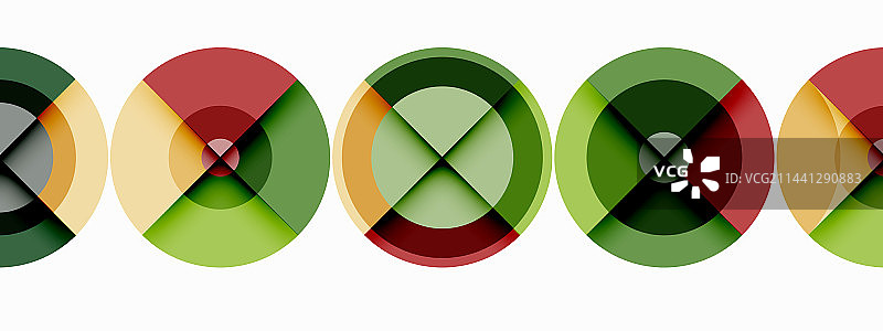 带阴影的圆圈时髦的最小几何图片素材