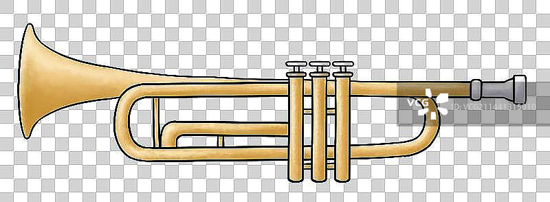 学生乐器西洋乐器古典乐器音乐小号管乐吹奏图片素材