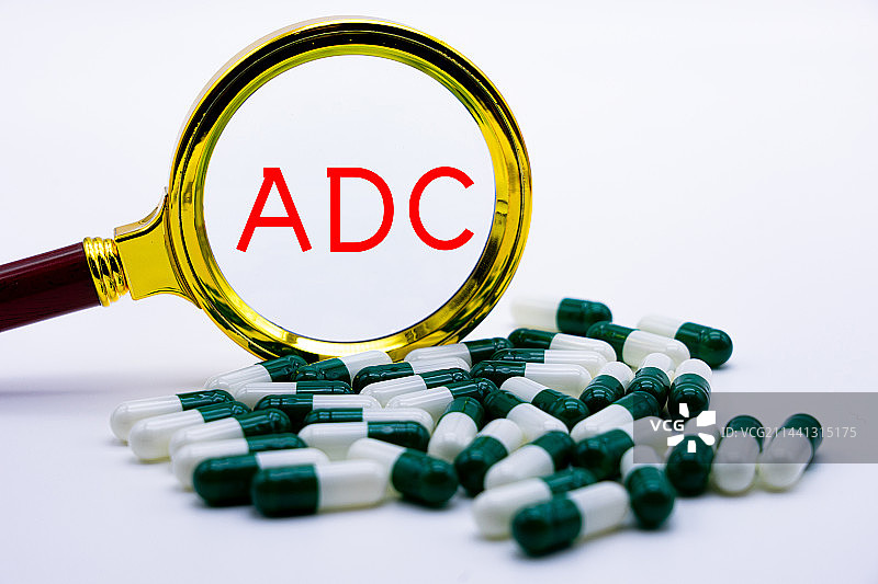 ADC，抗体药物偶联物，癌症肿瘤医学治疗概念图片素材