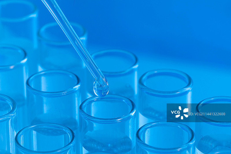 科学医疗研究化学滴管试管图片素材