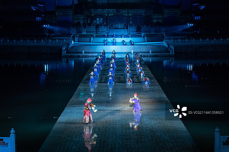 东阳横店火烧圆明园大型实景演出图片素材