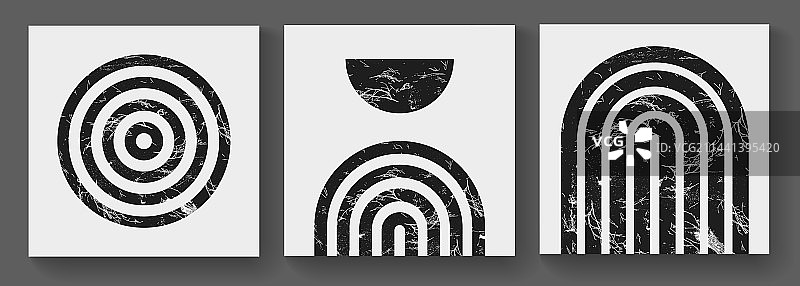 现代抽象几何艺术印花图片素材