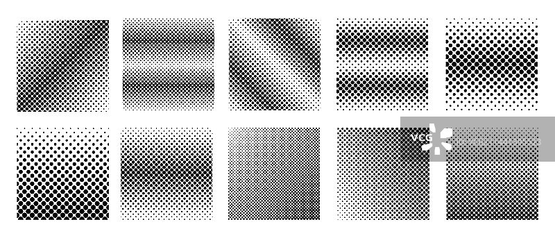 波普艺术半色调点背景图案图片素材
