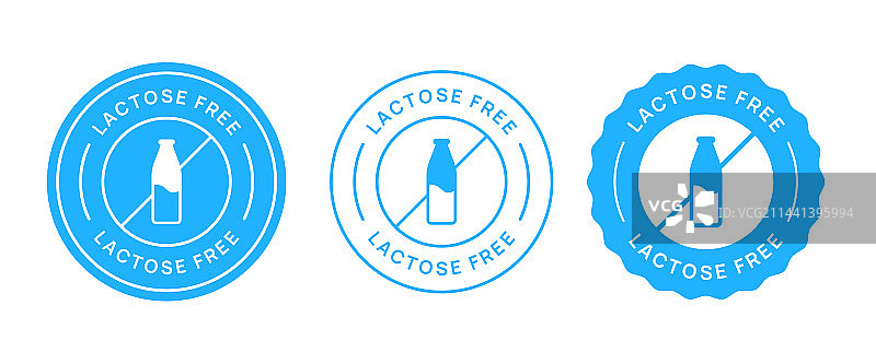无乳糖圆形图标图片素材