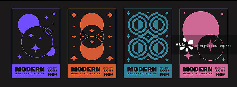 简约抽象海报瑞士设计图片素材