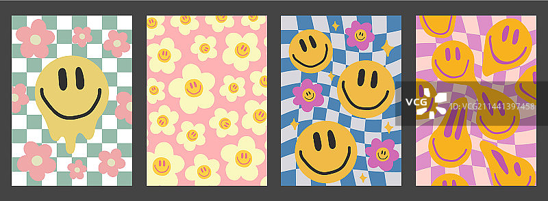 潮流笑脸图案合集图片素材