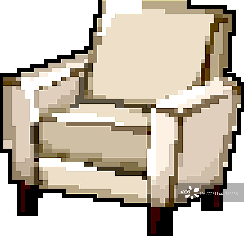 房屋扶手椅游戏像素艺术图片素材