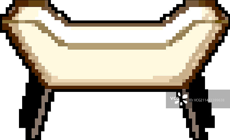 房间长椅卧室游戏像素艺术图片素材