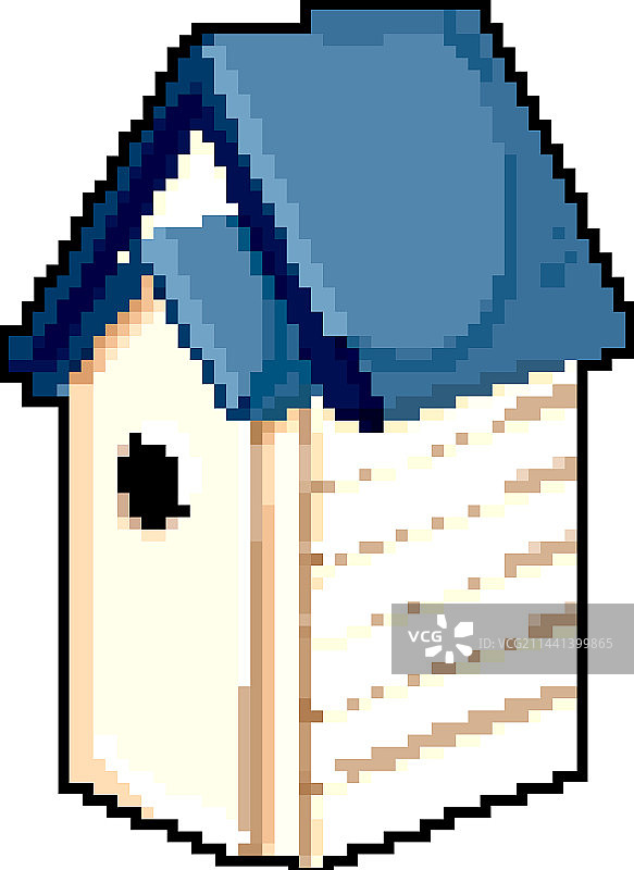 像素风鸟屋游戏美术图片素材