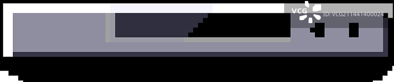 蓝光播放器游戏像素艺术图片素材