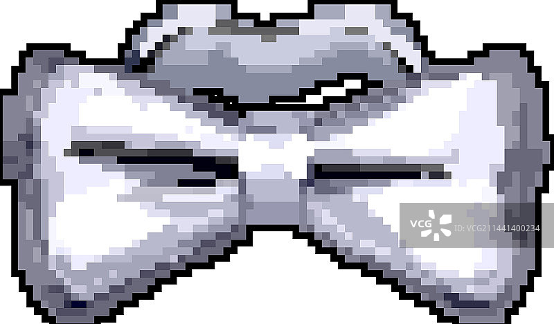 蝴蝶结领结像素风图片素材