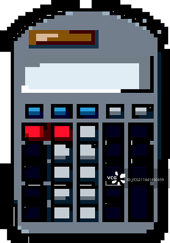 工作计算器设备游戏像素艺术图片素材